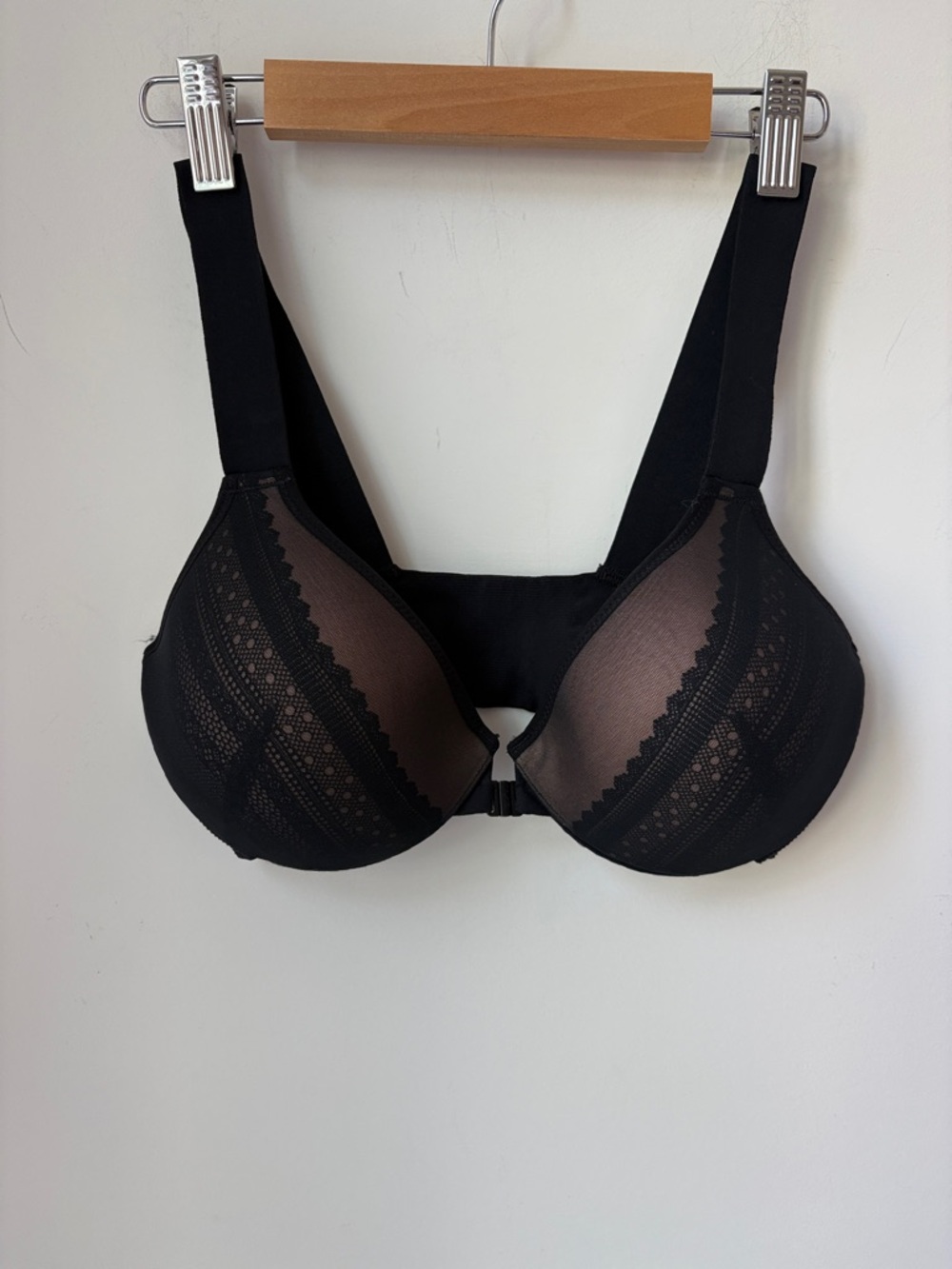 SPANX Brallelujah Illusion Lace Full Coverage Bra Toasted Oatmeal/Very Black 34C